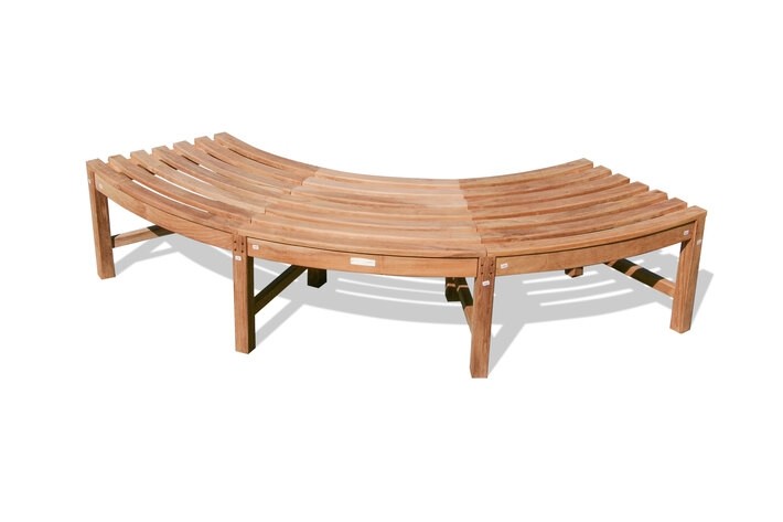 76" Oxford Curved Backless Bench ..make your own design..1/2 Circle, "S" , or Full Circle