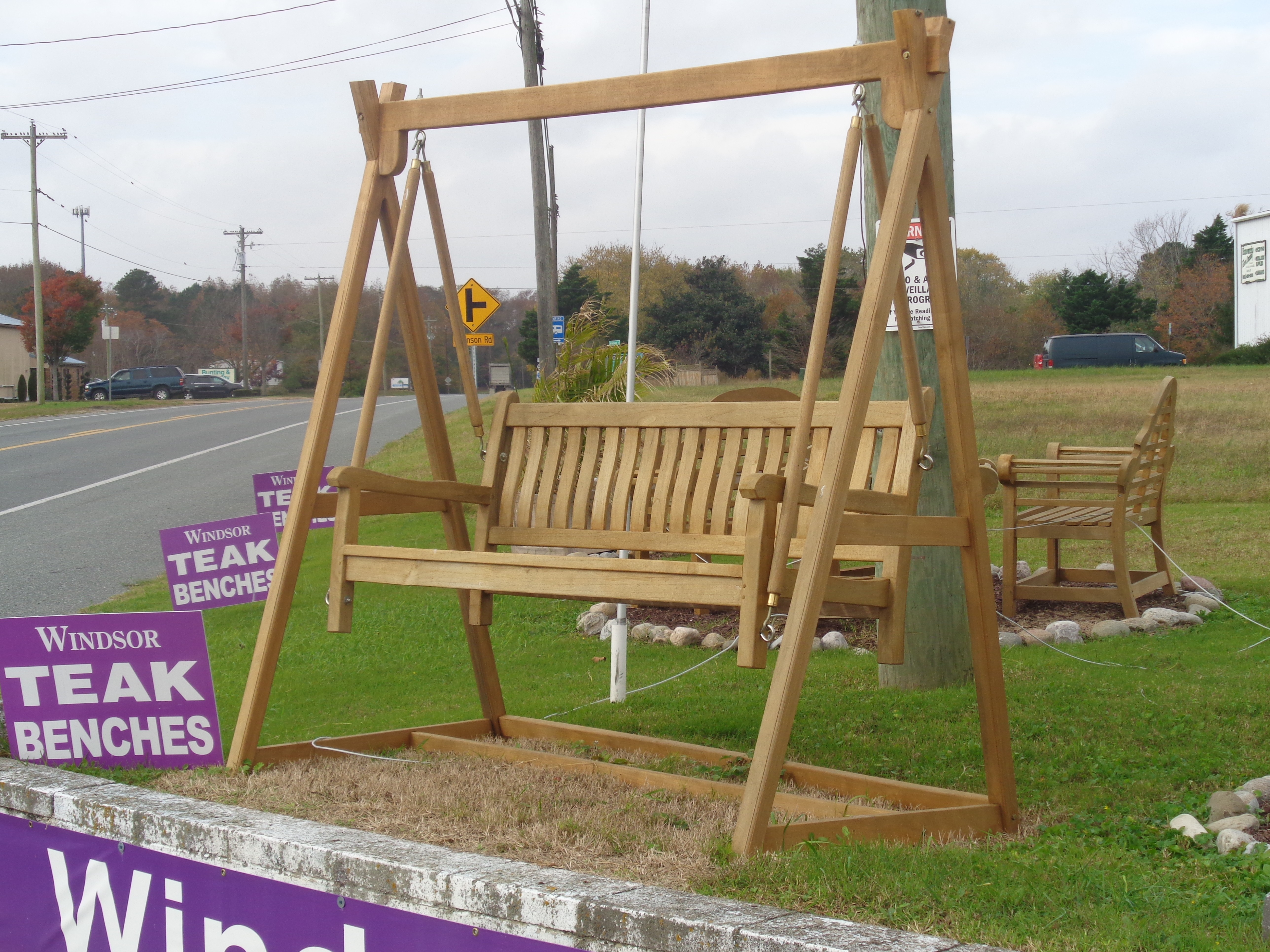 Windsor 3 Seater Bench Swing Set....Includes Bench & A-Frame