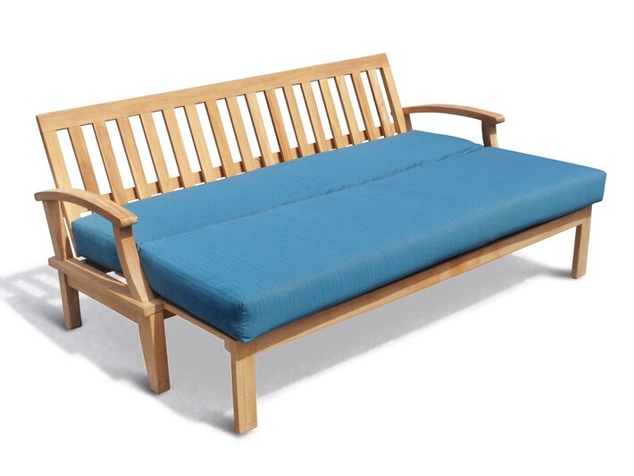 Portofino Deep Seating Teak Pullout Sofa Bed w/ Sunbrella Cushions.....a Windsor Teak Exclusive!