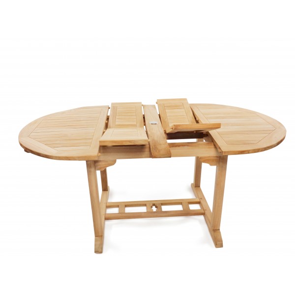 Bimini Counter Height 66" x 39" Double Leaf Oval Extension Table...Seats 6...makes 3 Different Size Tables