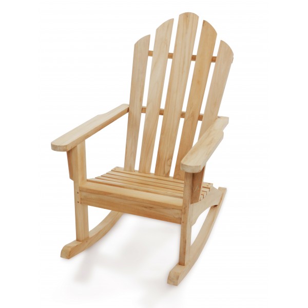 Windsor's Premium Grade A Teak Classic Adirondack Rocking Chair