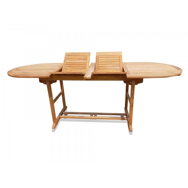 Bimini Counter Height 108" x 39" Double Leaf Oval Extension Table...Seats 8-10...makes 3 Different Size Tables