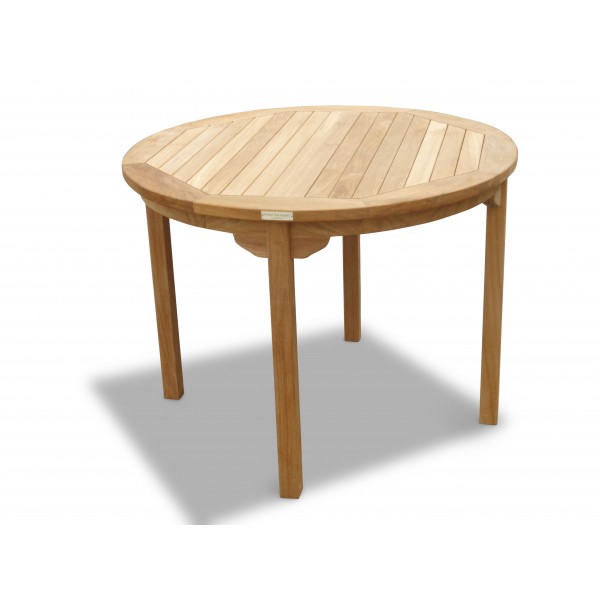 Cannes 39" Round Teak Dining Table 