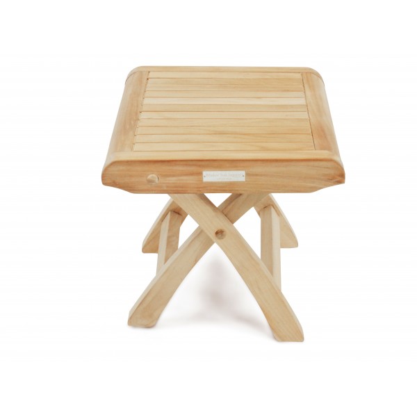 The Windsor Teak 19" Sq x 16" H Foot Stool/ Side Table.....take your pick!