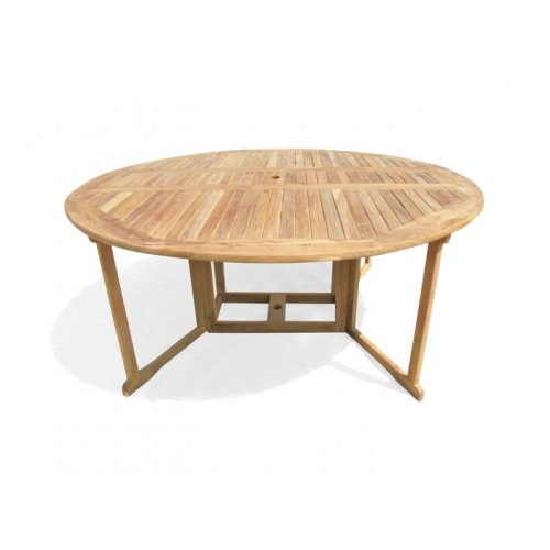 Round Drop Leaf Folding Table, How Many Inches Is A Table That Seats 8
