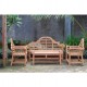 Lutyen Collection - Bench + Coffee Table + 2 Armchairs