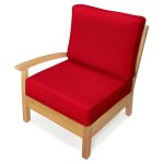 Portofino Deep Seating Sectional Right w/ Sunbrella Cushions