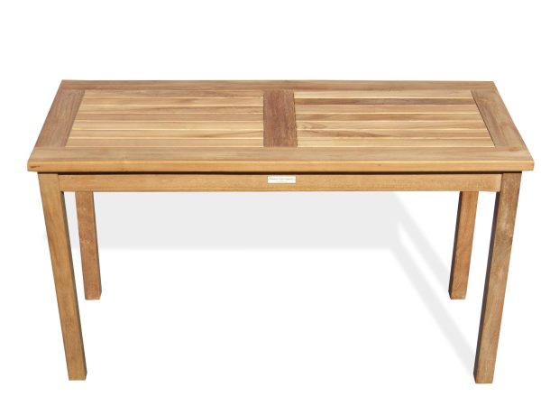 Cape Cod Rectangular 48" x 20" x 27" Teak Highboy Coffee Table