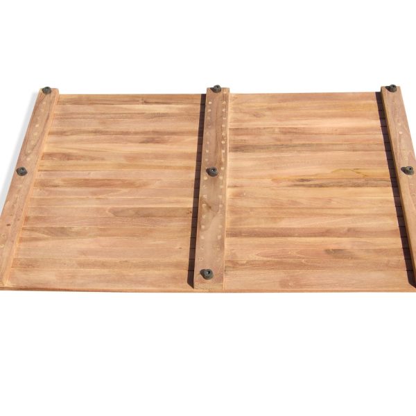 Indoor/Outdoor Teak Shower Mat 36 x 30 X 1.5 Inch 14 lbs -Perfect for Decks, Saunas, Bath Rooms, Yards, etc - Image 2