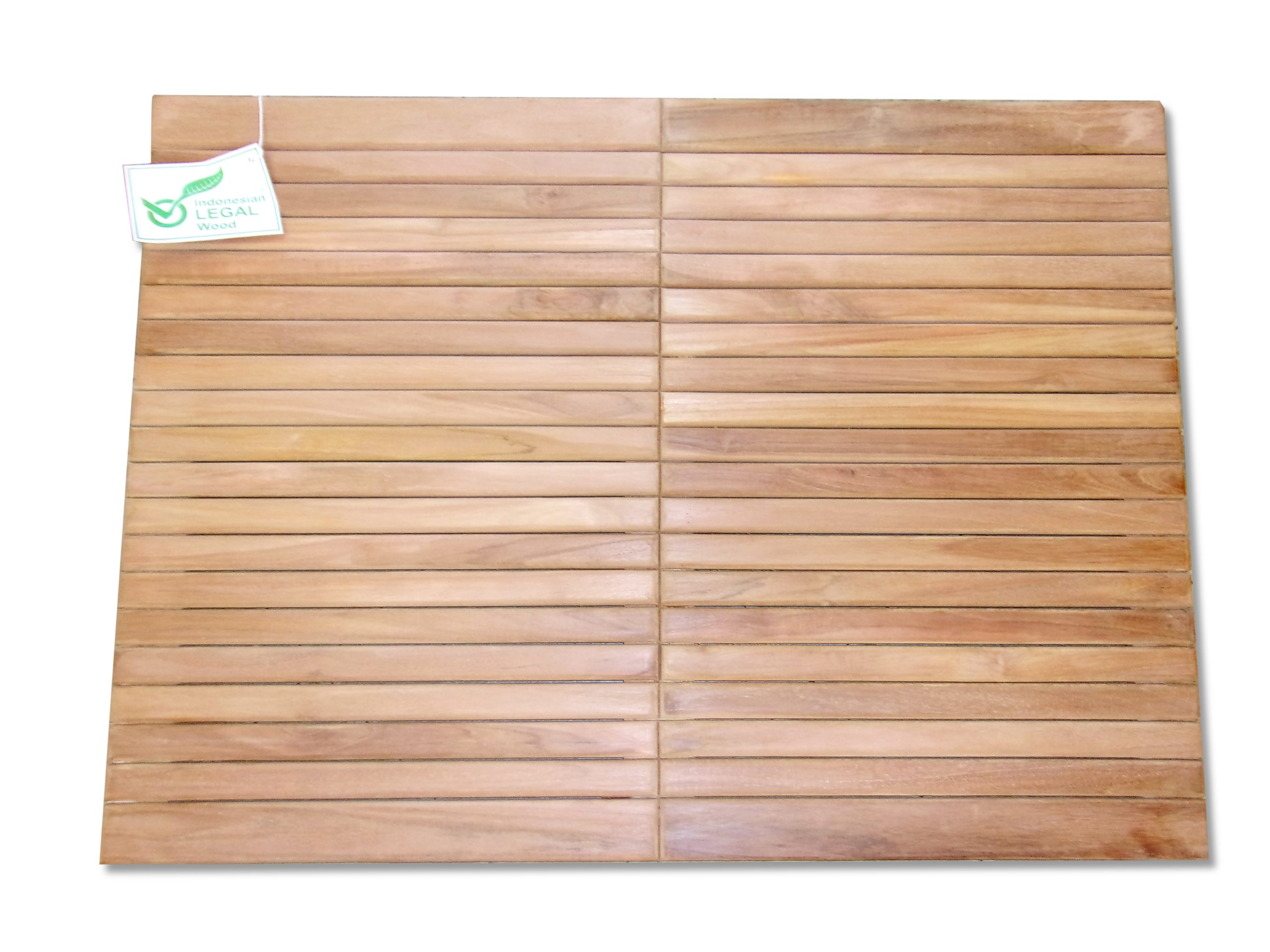 Indoor/Outdoor Teak Shower Mat...36" x 30" X 1.5"  14 lbs....Perfect for Decks, Saunas, Bath Rooms, Yards, etc