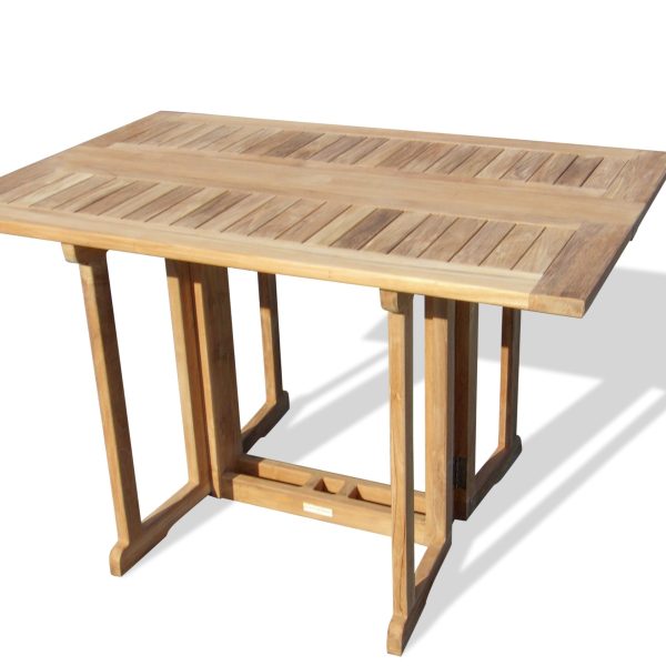 Barcelone 48' x 31' Rectangular Teak Drop Leaf Dining Table