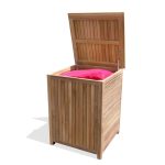 Tall Nantucket Teak Dock Storage Box