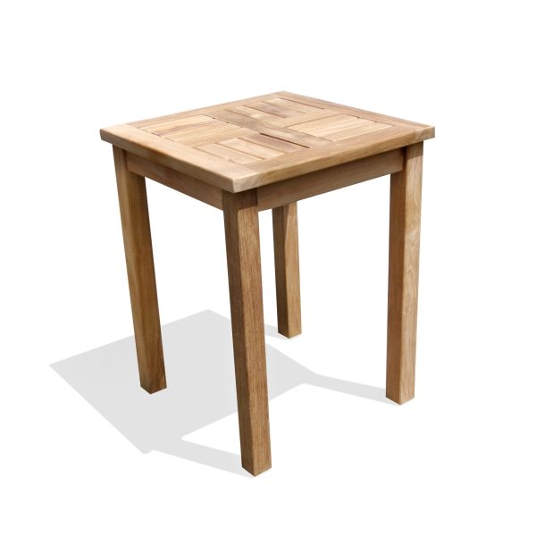25" H Cape Cod x 20" Square Side Teak Table