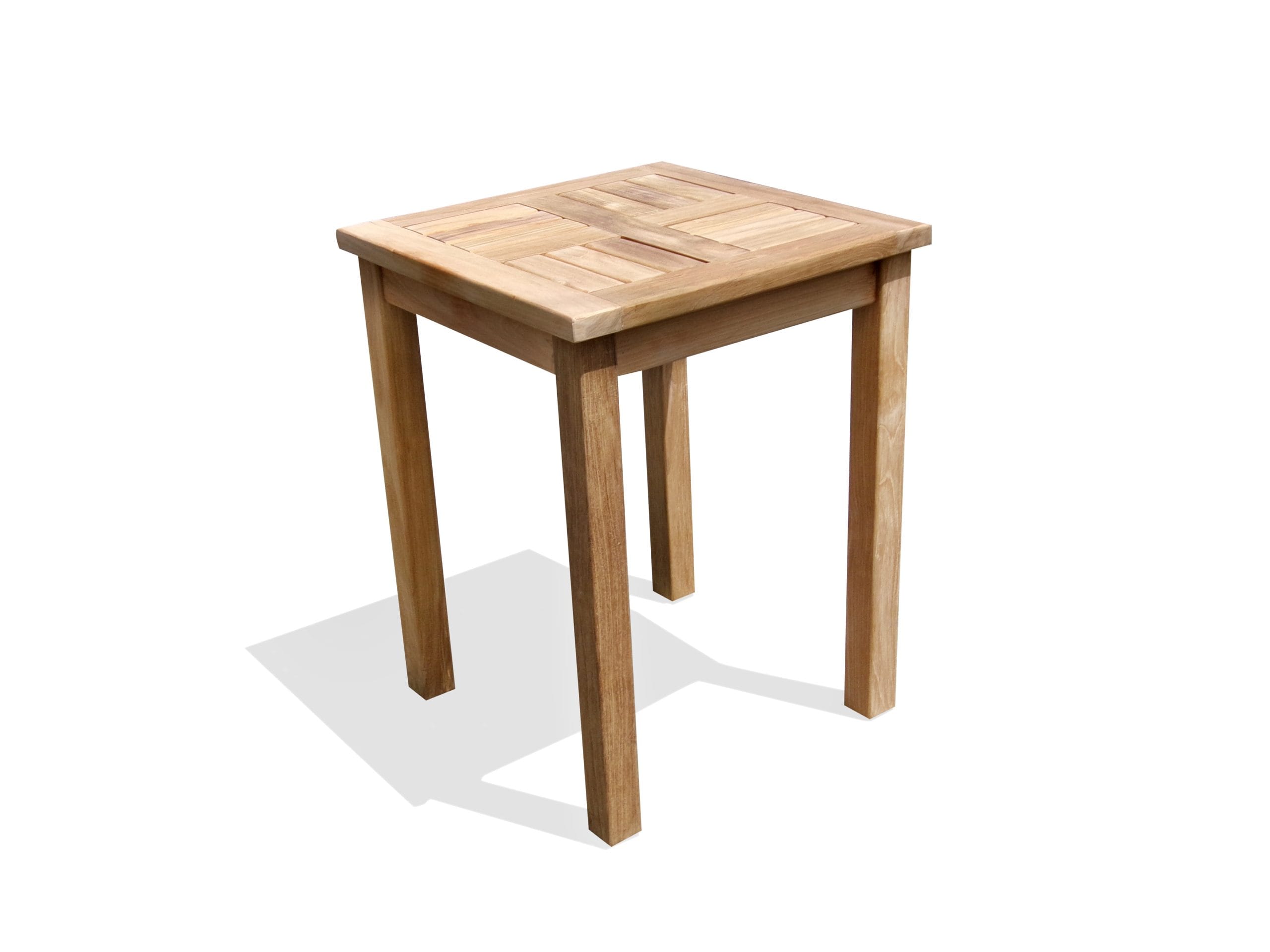 25" H Cape Cod x 20" Square Side Teak Table