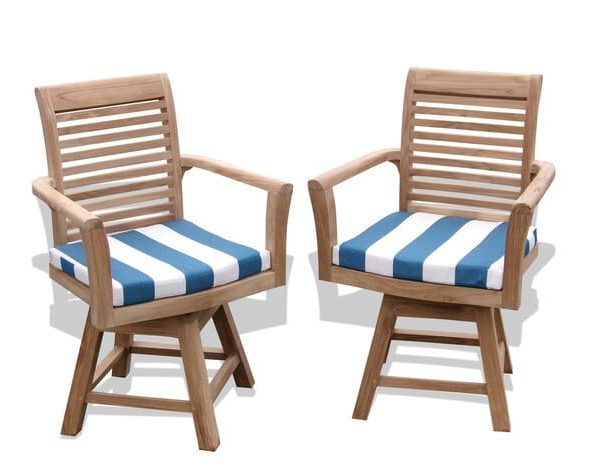 Teak Swivel Chairs