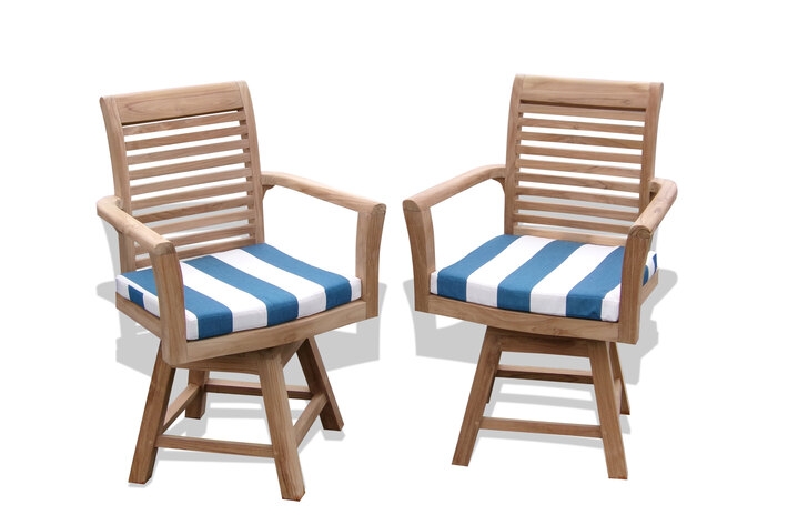 Casa Blanca Dining/Deck Swivel  Arm Chair/ 2 Pack .