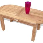 Cape Cod Oval 36" Teak Coffee Table