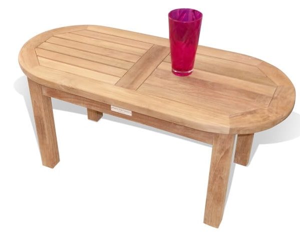 Cape Cod Oval 36" Teak Coffee Table