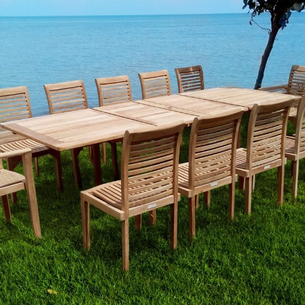 Teak Dining Extension Table & Chairs
