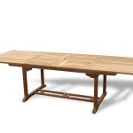 Buckingham 138" Rectangular Teak Extension Table...Seats 16 Adults