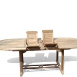 Buckingham 95" Oval Teak Extension Table