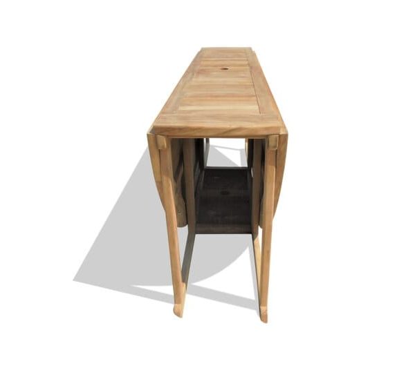 Teak Drop Leaf Folding Table