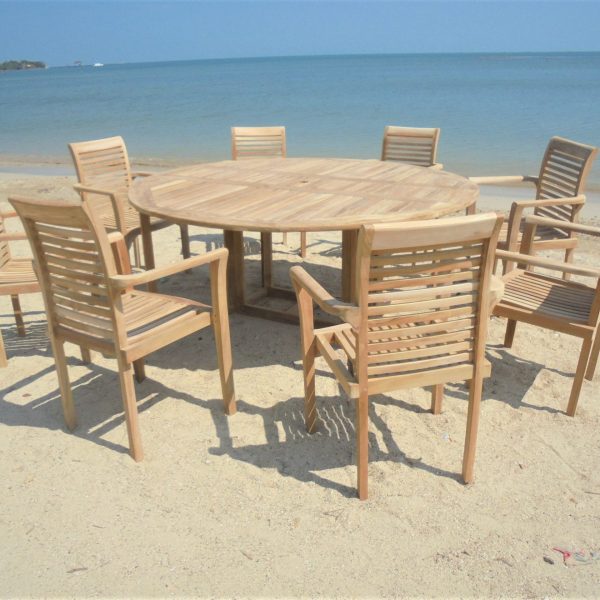 Teak Drop Leaf Folding Table