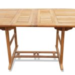 Bimini Counter Height 95" Double Leaf Oval Teak Extension Table