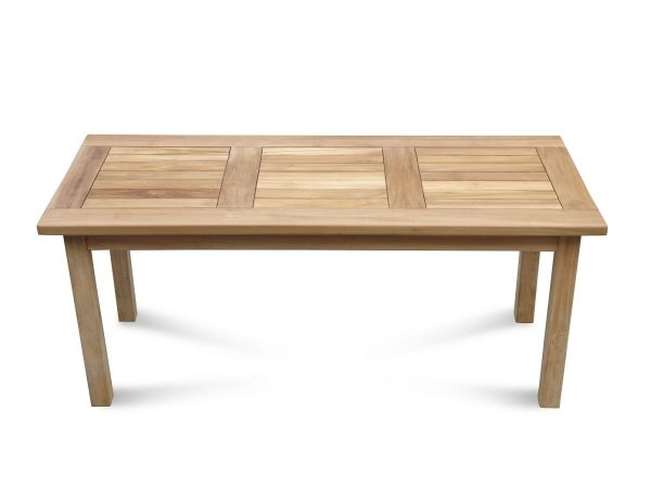 Cape Cod Rectangular 48" x 20" x 20" Teak Coffee Table
