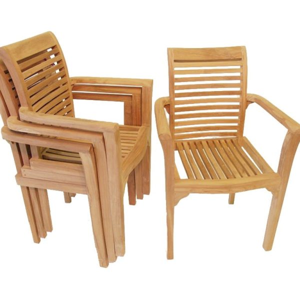 Teak Stacking Chair