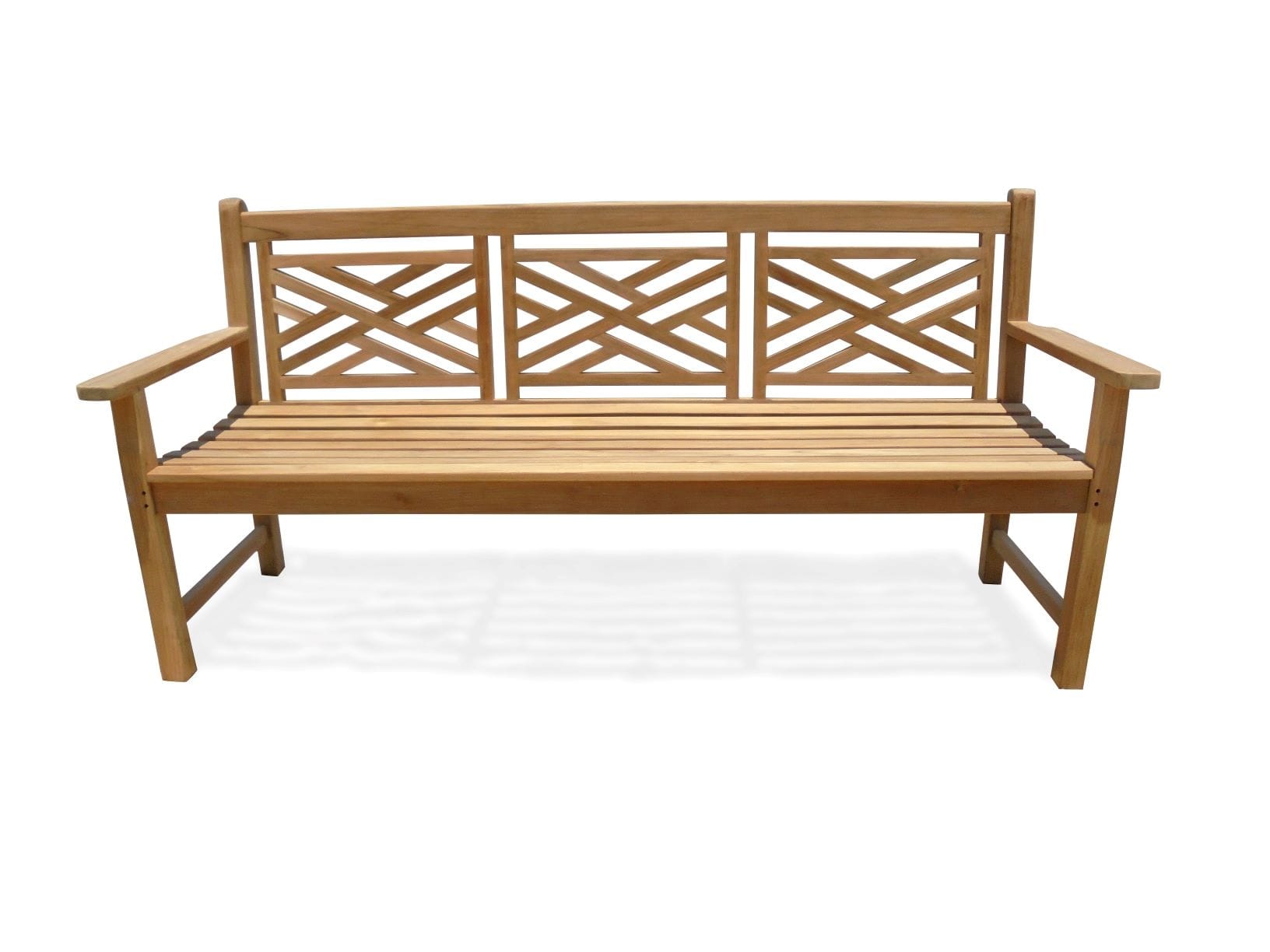 72" Chippendale Teak Bench 4 Seater (6 Feet Long)