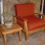 Portofino Deep Seating Teak Armchair w/ Sunbrella Cushions