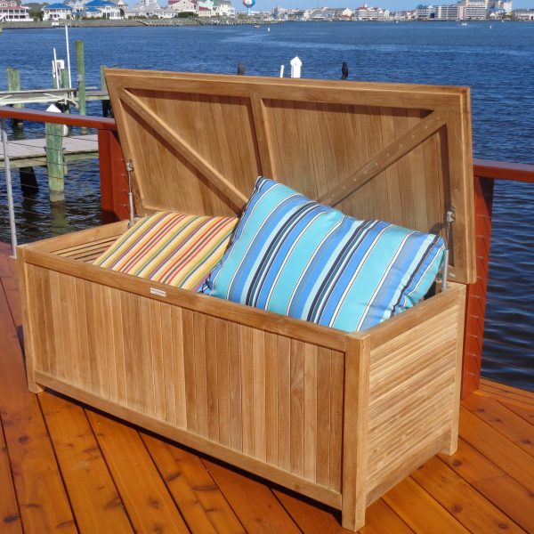 Nantucket Teak Dock Storage Box