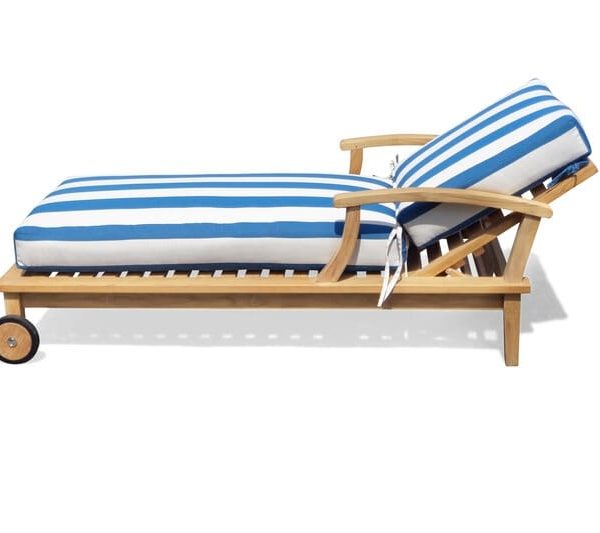 Portofino Teak Sun Lounger w 5" Cushion