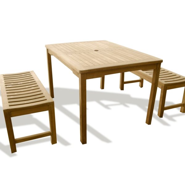 Teak Bench & Table