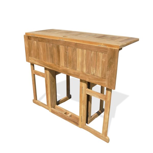 Bimini 48' x 31' Rectangular Teak Drop Leaf Counter Table