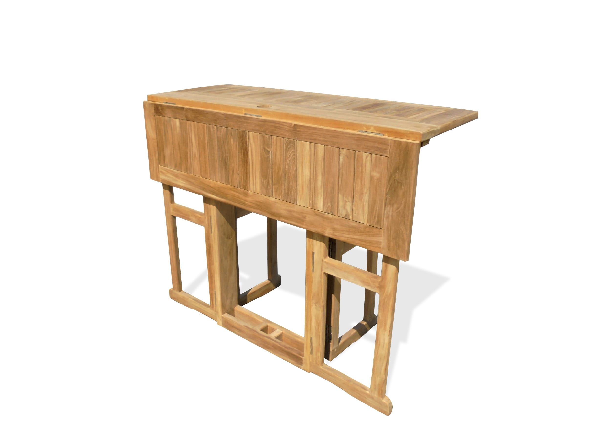 Bimini 48' x 31' Rectangular Teak Drop Leaf Counter Table