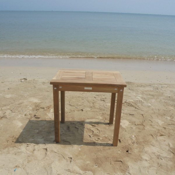 Grade A Teak 28 x 20 x 27 Inch H Rectangular Highboy Utility Table, Cape Cod - Image 5