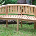 Kensington Curved 3 Seater Teak Bench