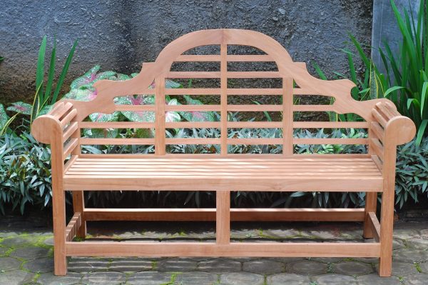 The Classic Lutyens Grade A Teak 3 Seater Teak Bench 66"