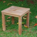 Cape Cod Square 20" Side Teak Table