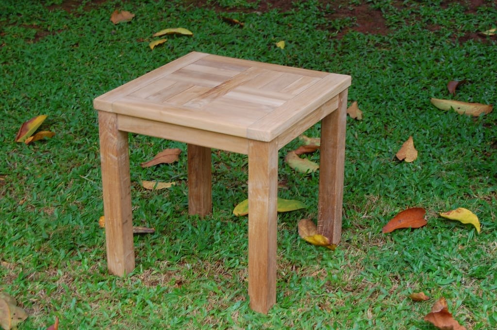 Cape Cod Square 20" Side Teak Table