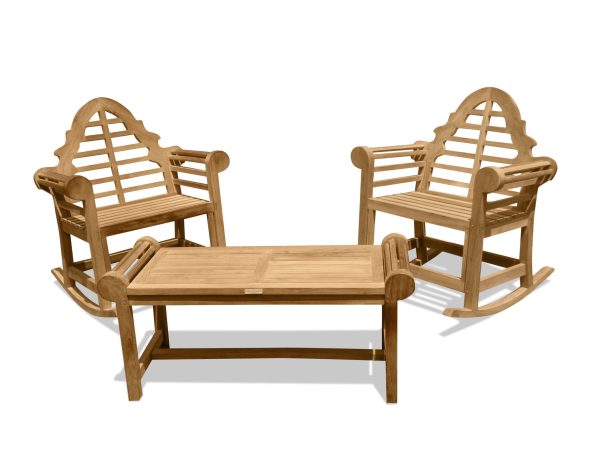 Lutyens Single Rockers & Table