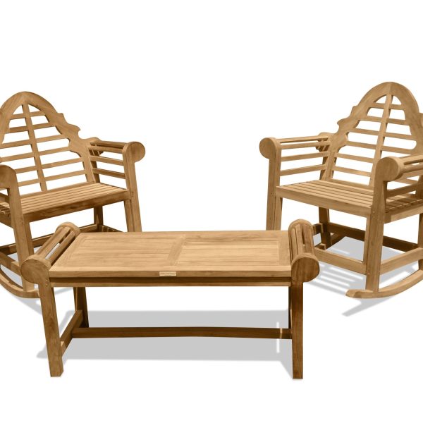 Lutyens Single Rockers & Table