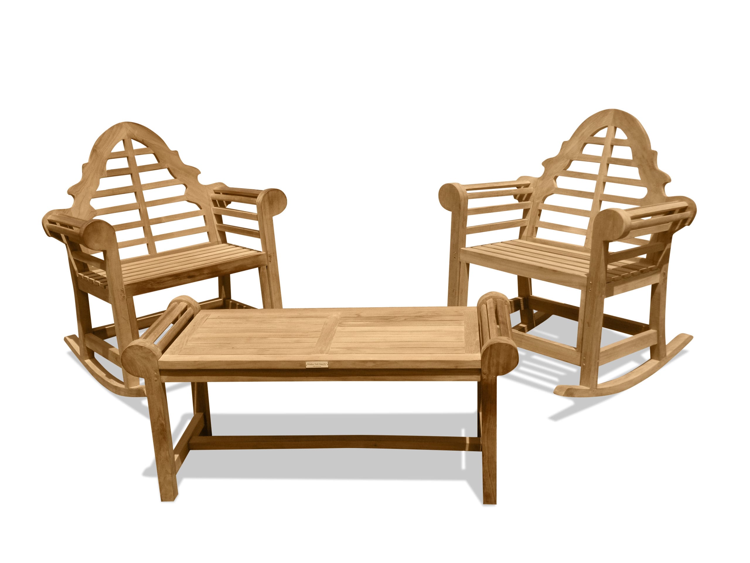 Lutyens Single Rockers & Table