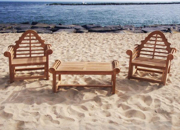 Lutyen Collection - Coffee Table + 2 Armchairs