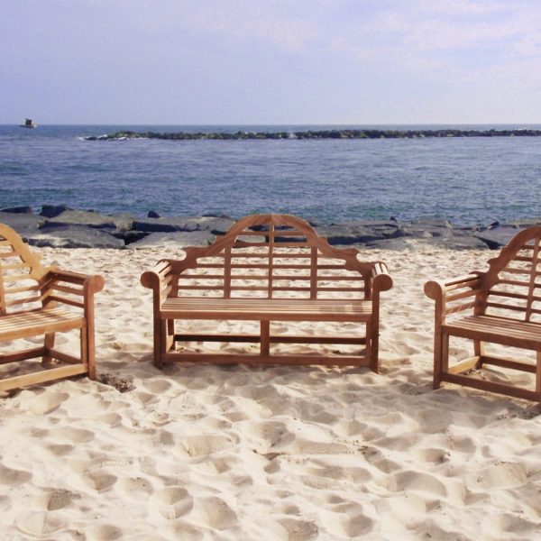 Lutyen Collection - Bench + 2 Armchairs