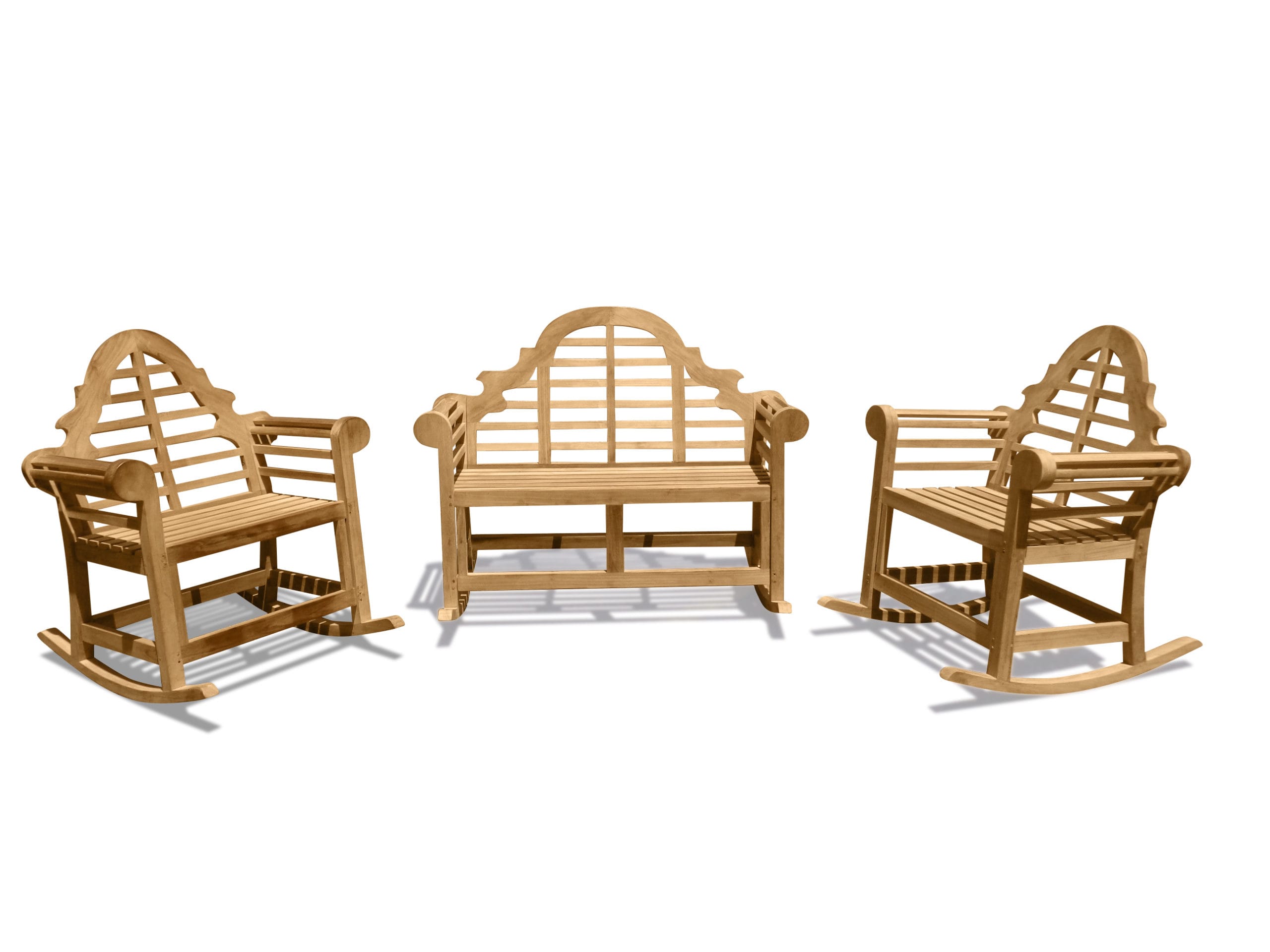 Lutyens Double Rocker & 2 Single Rockers