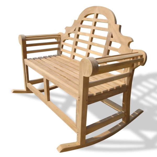 Teak Rocking Bench