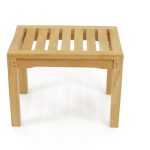 24" Oxford Teak Backless Bench